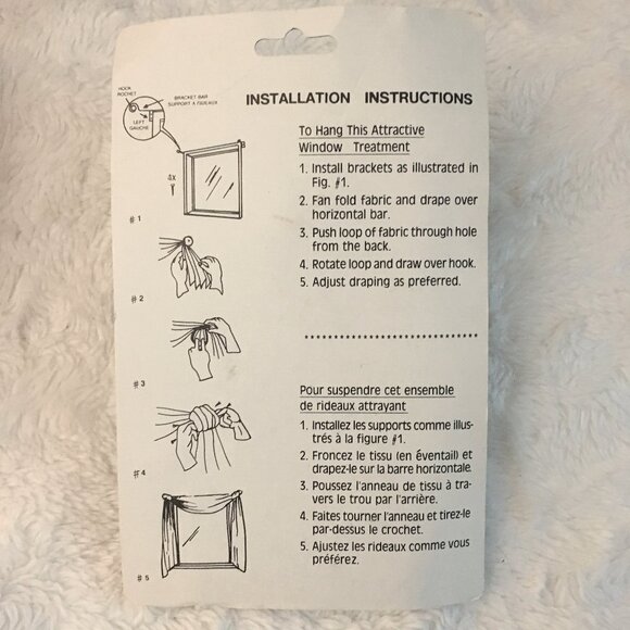 Bouclair Vintage Metal Gold Spiral Curtain Brackets Missing Original Har… - Picture 5 of 5